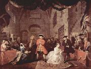William Hogarth The Beggar Opera VI painting
